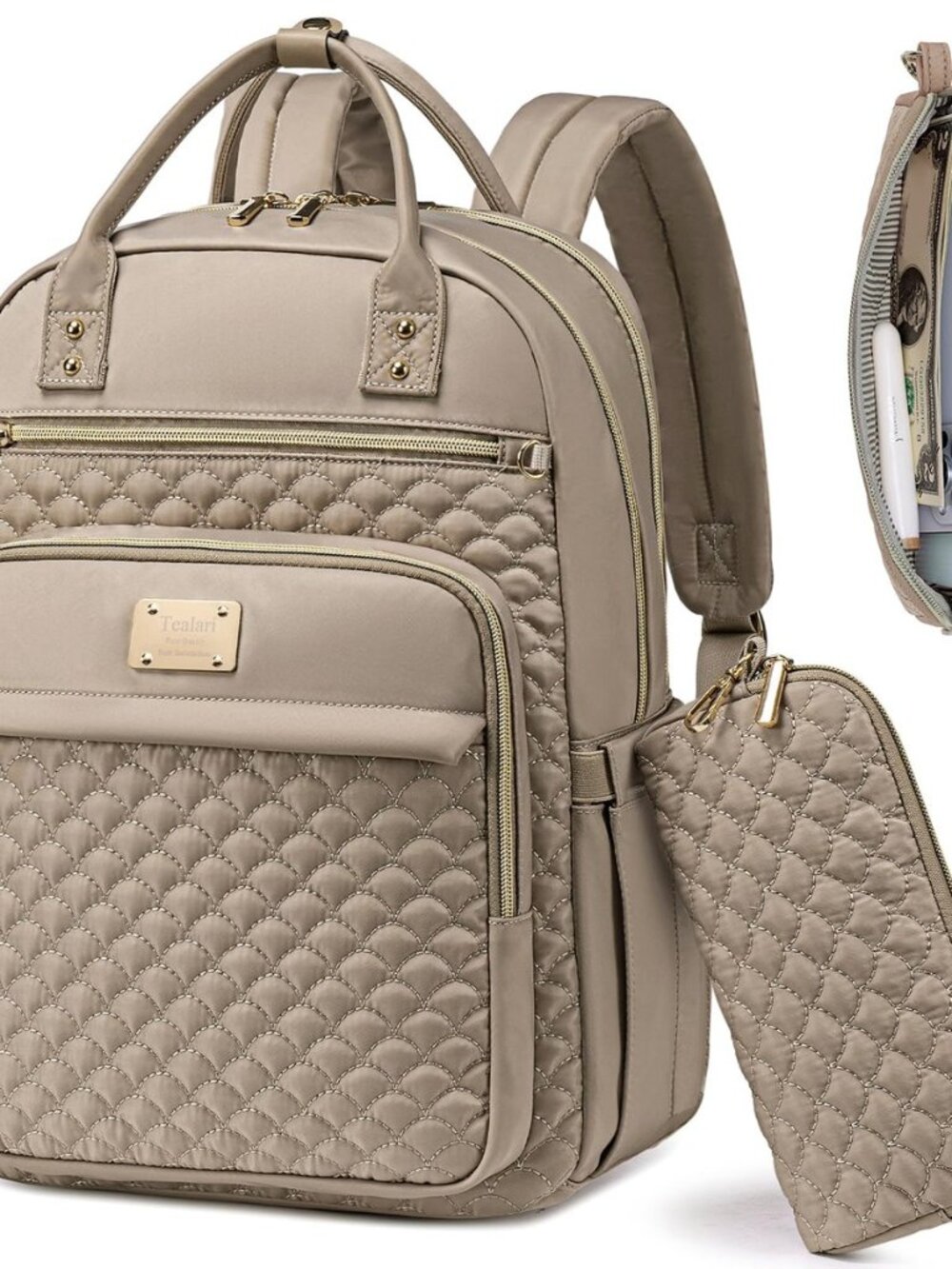 Laptop Backpack for Women,15.6 Inch Laptop Backpack for Work,Water Resistant